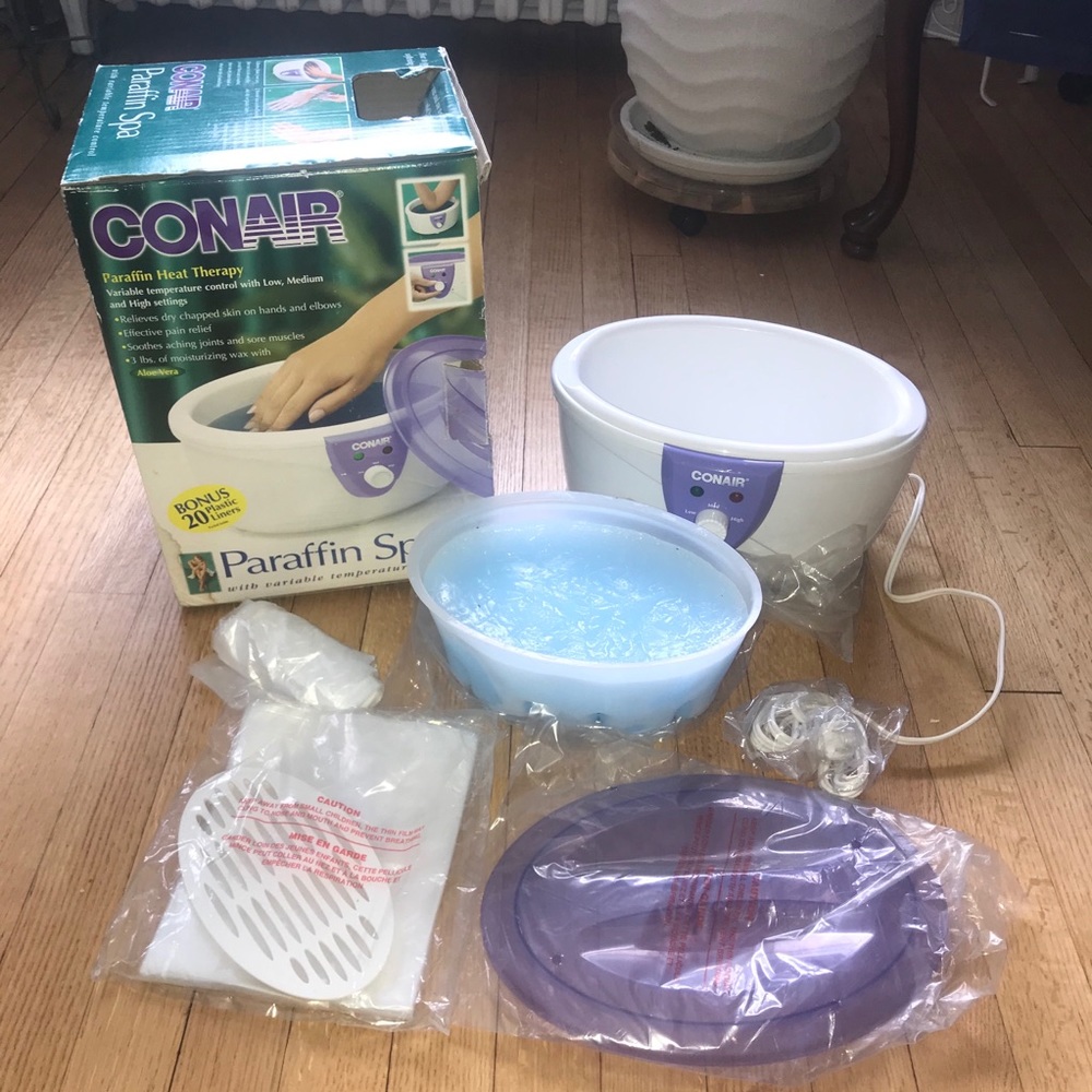 Conair Paraffin Heat home Therapy spa NIB Purple